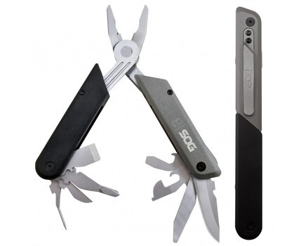 Купите мультитул SOG Baton Q3 ID1021 (пассатижи, клинок, стамеска, открывашки, напильник, отвертки, шило) в Иркутске в нашем интернет-магазине
