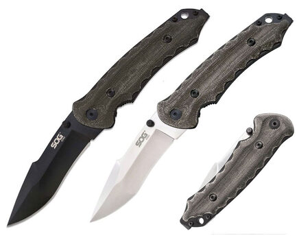 Купите складной нож SOG Kiku Folder Small Satin и Black (KU1001 - KU1002) в Иркутске в нашем интернет-магазине