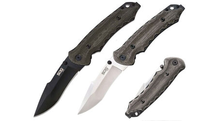 купите Нож складной SOG Kiku Folder Small Satin и Black / KU1001 - KU1002 в Иркутске