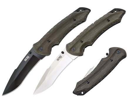 Купите складной нож SOG Kiku Folder Large Satin и Black TiNi (KU1011 - KU1012) в Иркутске в нашем интернет-магазине