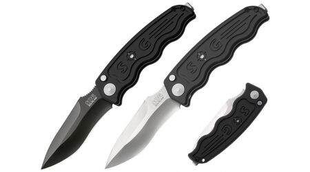купите Нож автоматический SOG TAC Auto Tactical Drop Point Satin и TiNi Black / ST05 - ST06 в Иркутске
