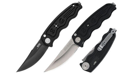 купите Нож автоматический SOG-TAC Mini Auto Satin и Black TiNi / ST10 - ST11 в Иркутске