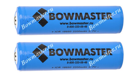купите Литий-ионный аккумулятор с защитой BowMaster 18650 2400 mAh (2 шт.) в Иркутске