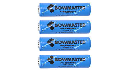 купите Литий-ионный аккумулятор с защитой BowMaster 18650 2200 mAh (4 шт.) в Иркутске