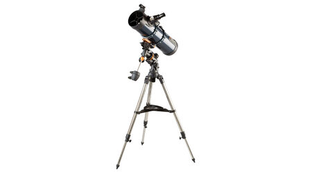 купите Светосильный телескоп Celestron AstroMaster 130 EQ-MD (рефлектор Ньютона, 130мм, F=650мм, 1:5) на экваториальной монтировке в Иркутске