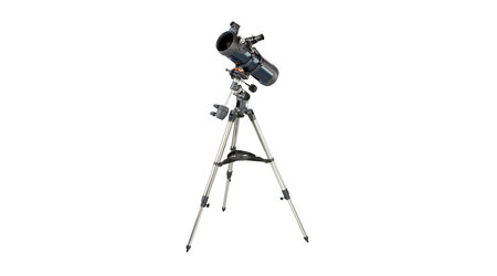 купите Телескоп Celestron AstroMaster 114 EQ (рефлектор Ньютона, 114 мм, F=1000 мм, 1:9) на экваториальной монтировке в Иркутске