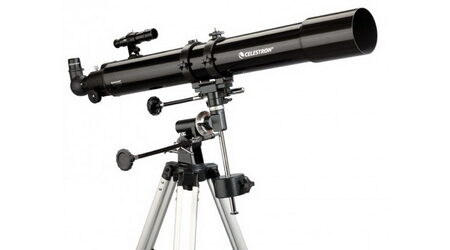 купите Телескоп Celestron PowerSeeker 80 EQ (рефрактор, 80мм, F=900мм, 1:11) на экваториальной монтировке в Иркутске