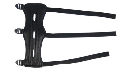 купите Крага для защиты предплечья Junxing JX107A (черная, кордура, 3 липучки) в Иркутске