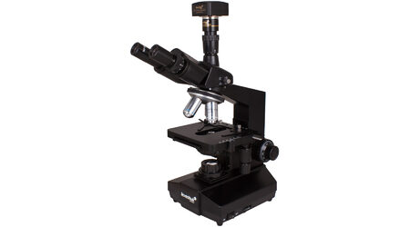 купите Профессиональный мощный цифровой микроскоп Levenhuk D870T (8 Мп) тринокулярный в Иркутске