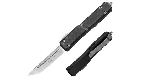 купите Автоматический выкидной нож Microtech Ultratech Tanto Contoured Chassis Carbon Fiber / 123-4CF в Иркутске