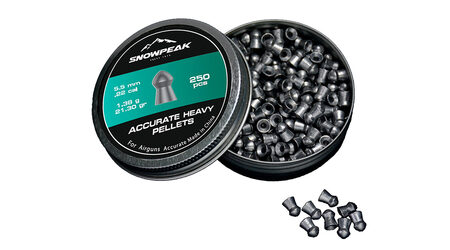 купите Свинцовые пульки для пневматики SnowPeak Accurate Heavy калибр 5.5 мм в Иркутске