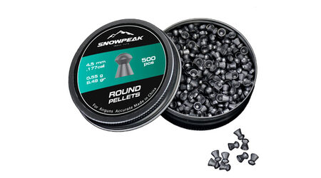 купите Свинцовые пульки для пневматики SnowPeak Round калибр 4.5 мм в Иркутске