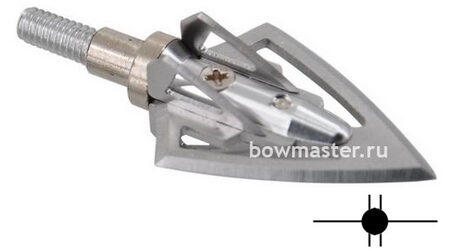 купите Наконечники охотничьи TP235 фиксированные, 100 гран, 6 лезвий (3 шт.) в Иркутске