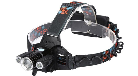 купите Светодиодный налобный фонарь UltraFire W-603 (Cree XML T6 + 2 Q5) 3500 люмен в Иркутске