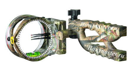 купите Прицел для блочного лука Trophy Ridge Cypher 3 camo (3 пин., уровень, подсветка) в Иркутске